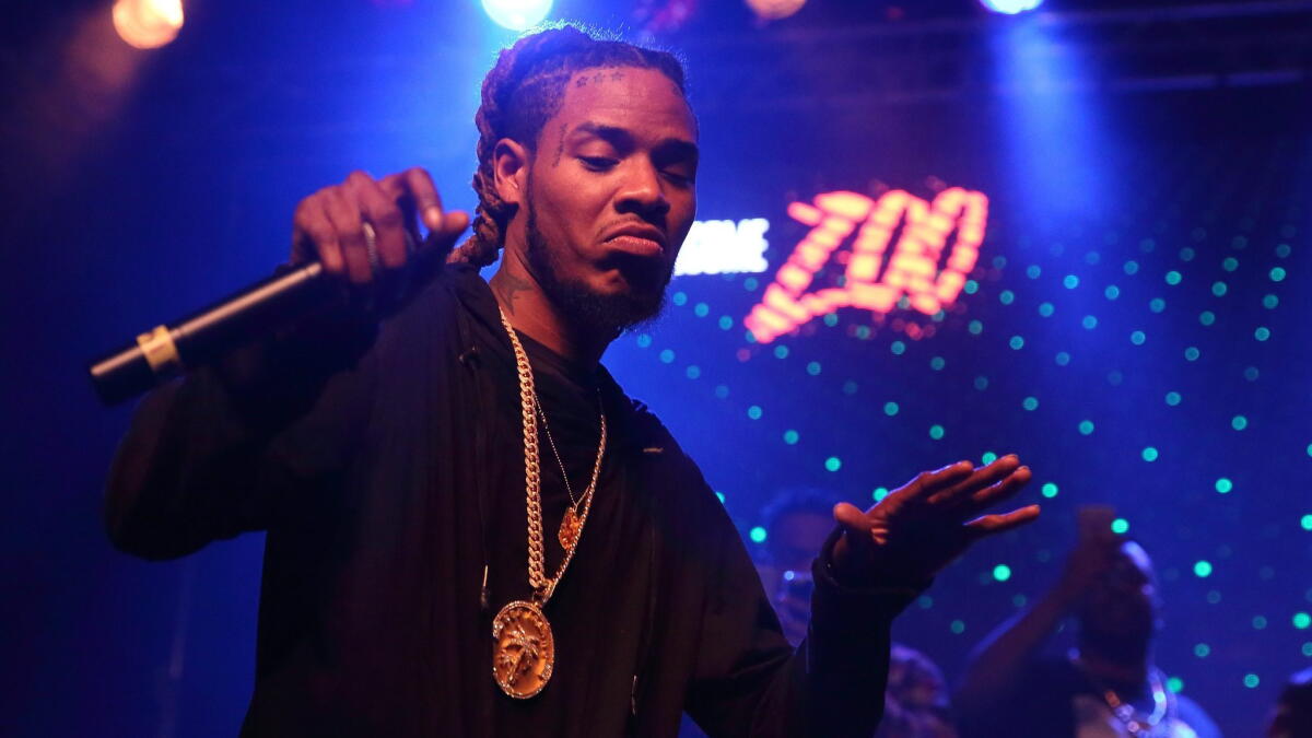 Fetty Wap performing on tour
