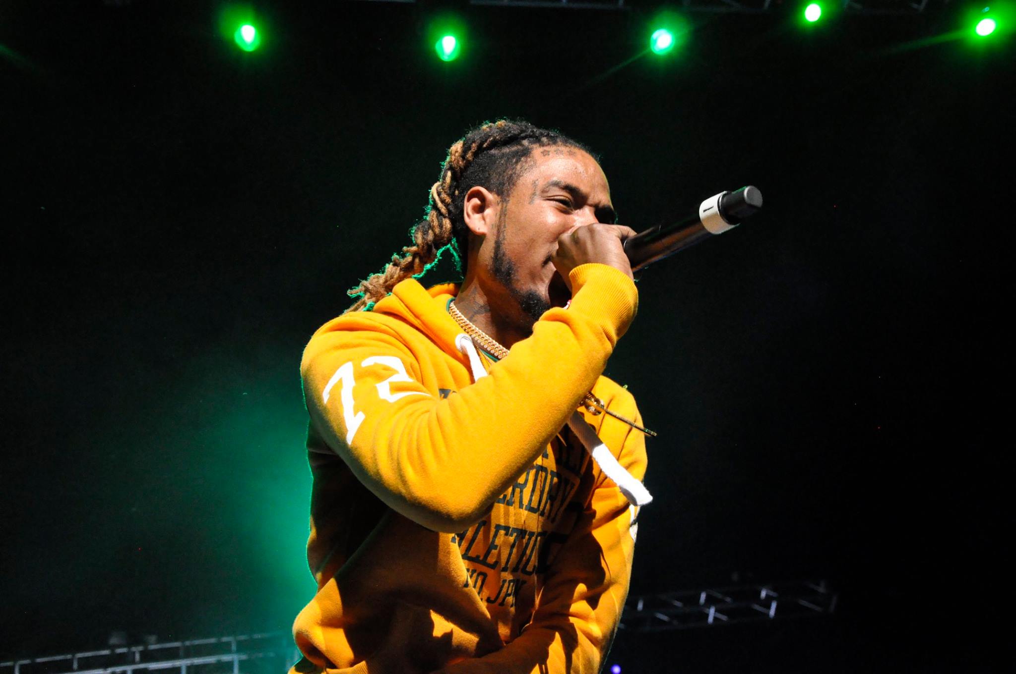 Fetty Wap performing live on stage
